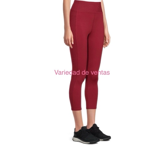 Athletic Works Women's Performance Capris Leggings - Picture 2 of 6